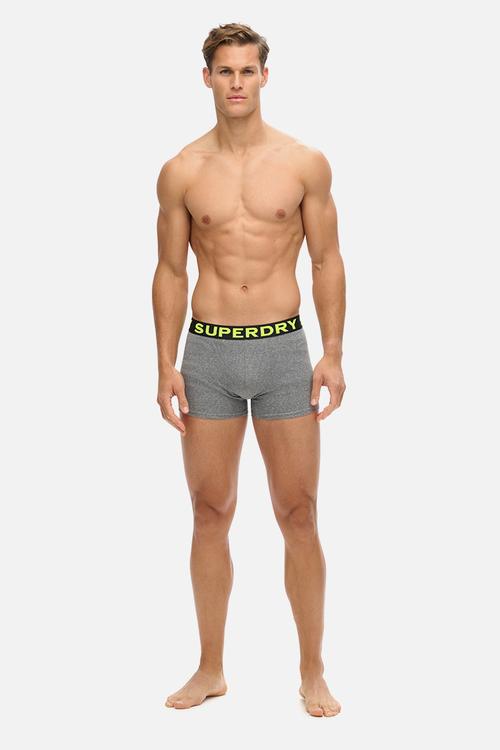 Boxer Triple Pack - Ath Grey Feeder/Black Stripe/Black