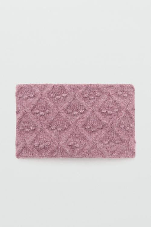 Textured scarf - Dark Red