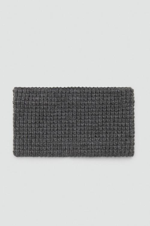 Knit scarf - Charcoal