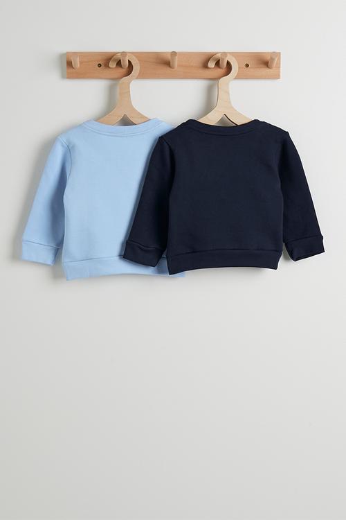 2 pack sweatshirt - navy/blue