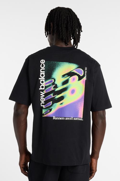 NB Athletics Neon Heat Map Tee - Black