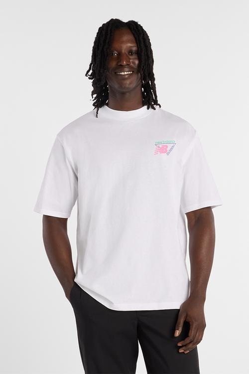NB Athletics Neon Heat Map Tee - White
