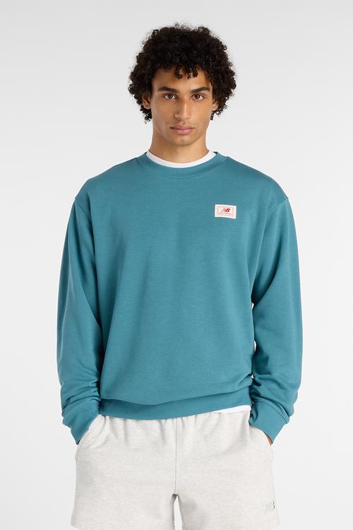 New Balance Woven Label Crew - Blue