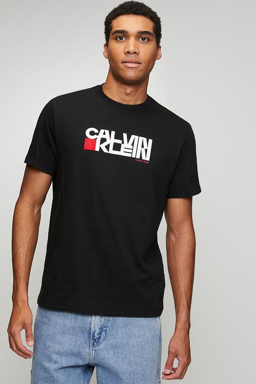 Short sleeve Eu Ck Redbox Graphic Tee - Black