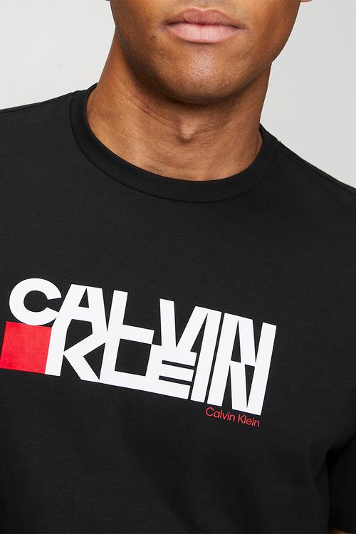 Short sleeve Eu Ck Redbox Graphic Tee - Black
