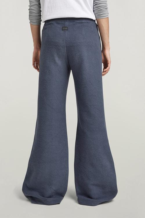 Shearling wide leg sw pant wmn - fantem blue