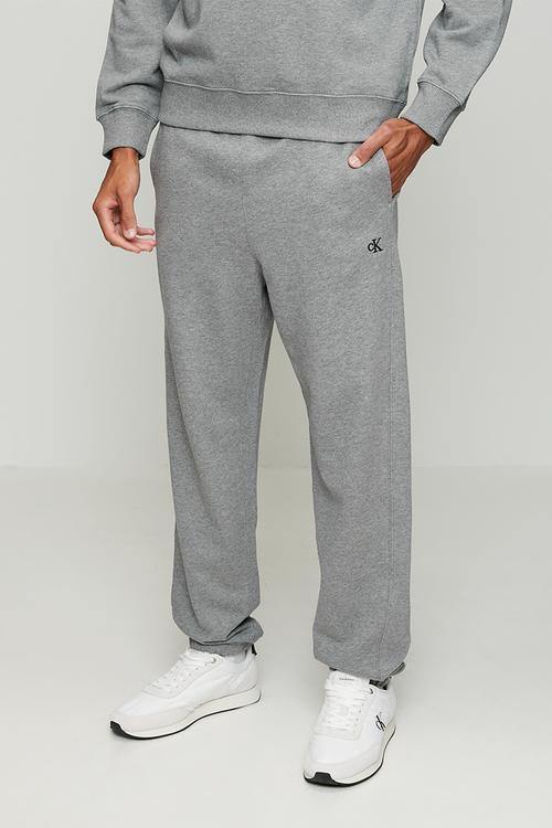 Eu 350Terry Monogram Jogger - Med Grey Htr