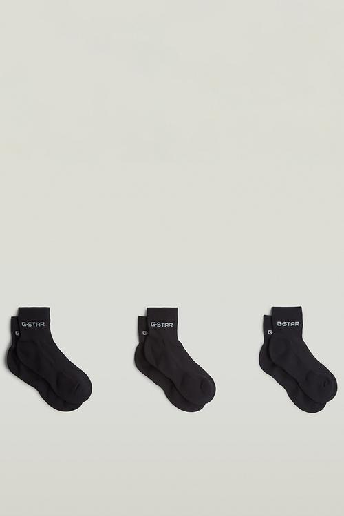 Anklet sock 3-pack - black