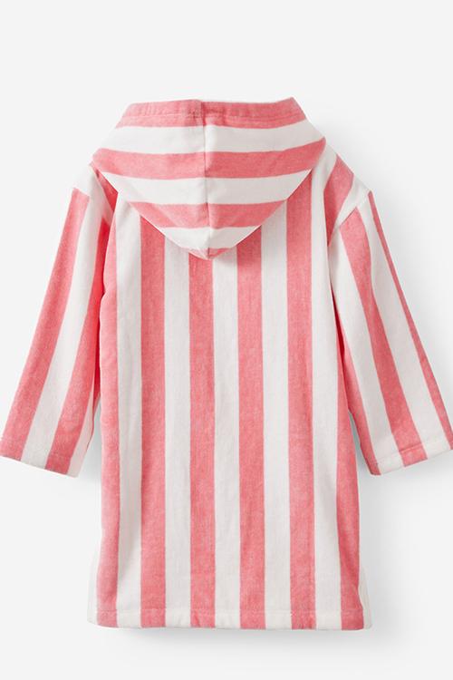 Kids Zip Thru Hooded Towel - Sunkissed/Bold Stripe