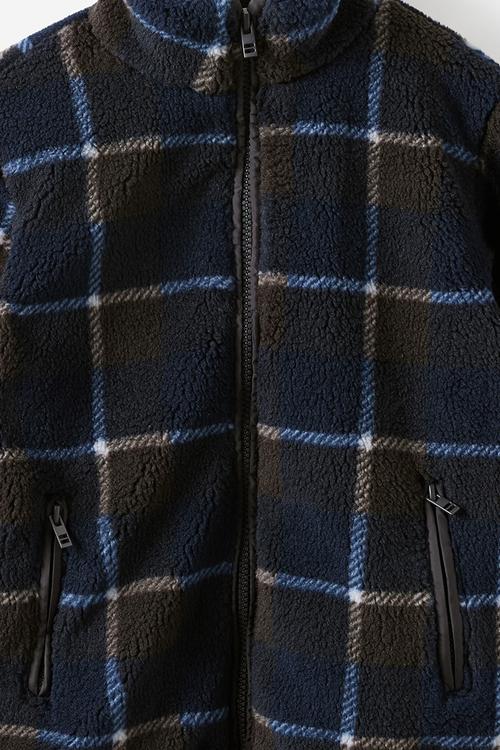 Simon Sherpa Jacket - Suid Ink/Phantom/Mice Blue Check