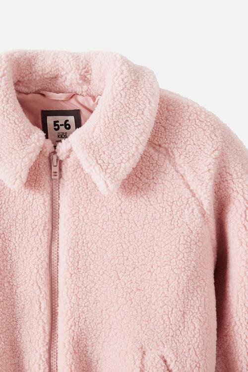 Teddy Bomber Jacket - Zephyr