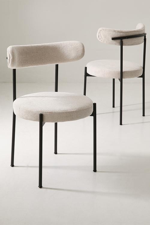 Anna Dining Chair Set of 2- Natural