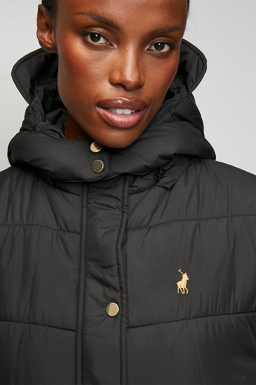 Wmn Mia Ls Puffer Jacket - Black