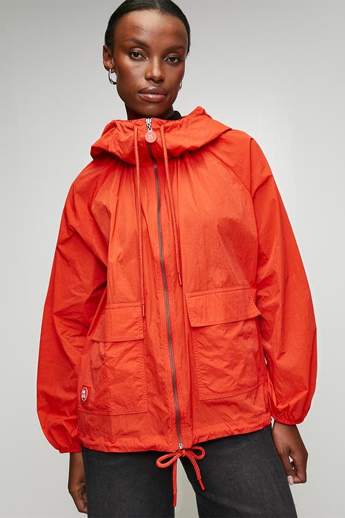 Cropped Element Jacket - Coral