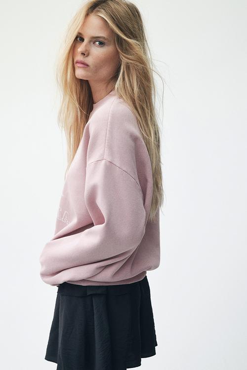 Printed sweatshirt - pink firenze