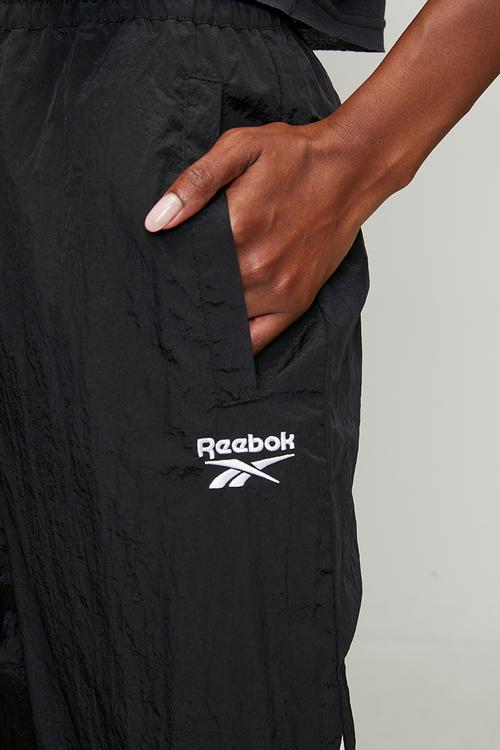 Heritage Blocked Woven Track Pant - Black/White