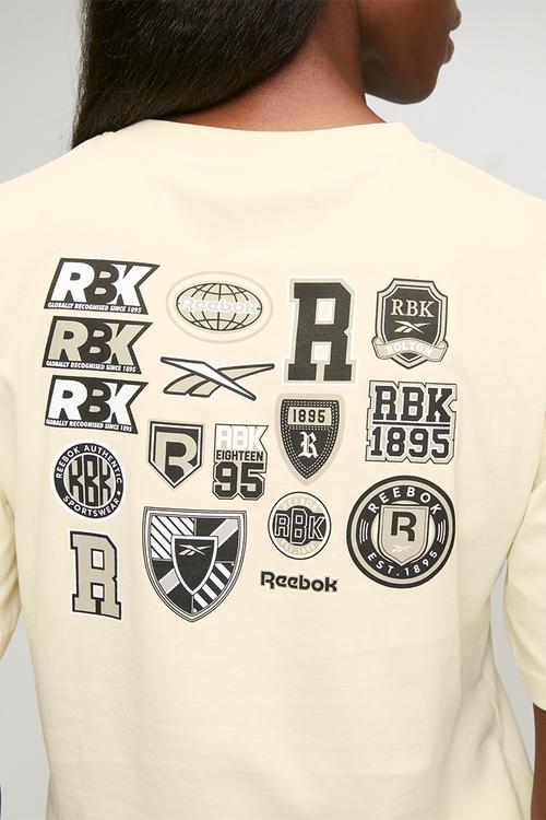 Blended Patches T-Shirt - Chalk