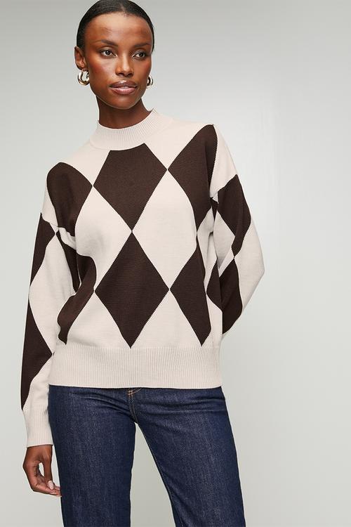 Pringle nora merino jersey - stone