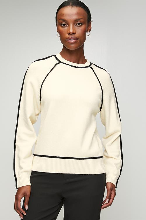 Pringle elara knit poloneck - milk