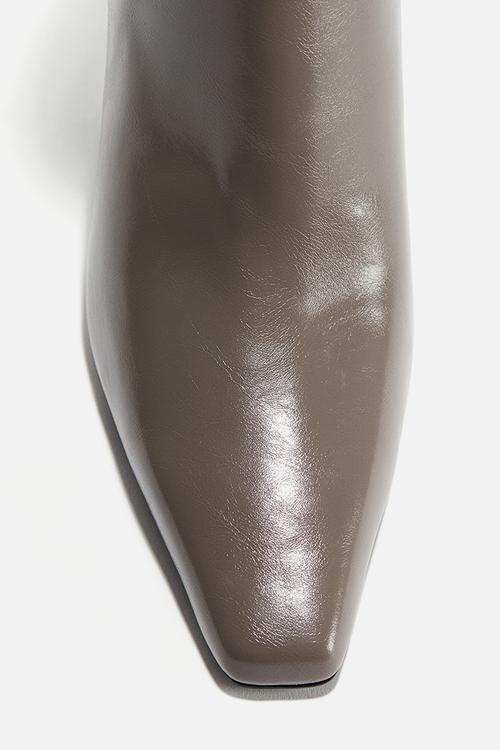 Heeled ankle boots - dark grey