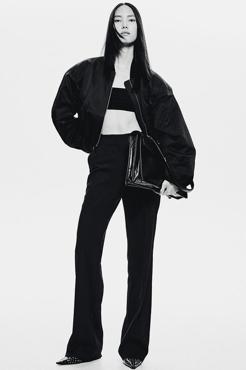 Tailored trousers - black