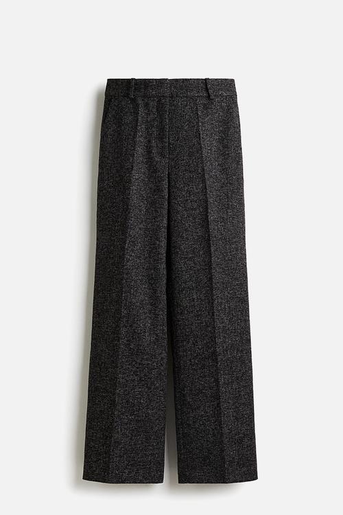 Tailored trousers - black marl