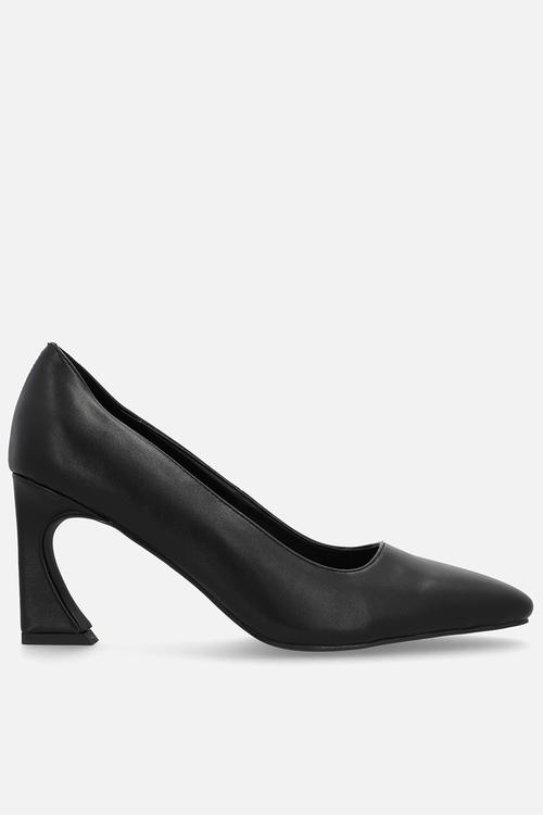 Marnie court spool heel - black 