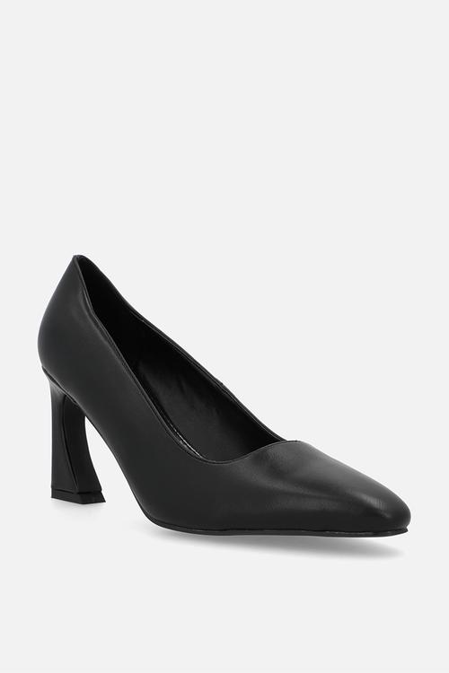 Marnie court spool heel - black 