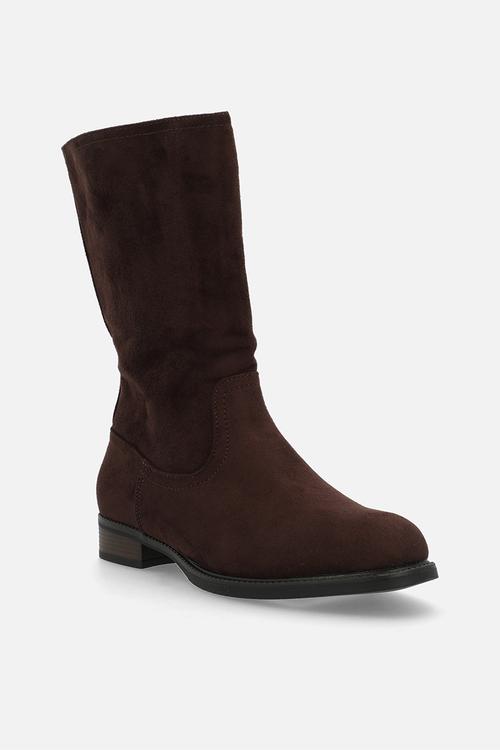 Omni mid calf boot - choc