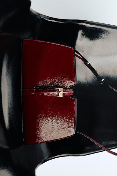 Shoulder bag - burgundy