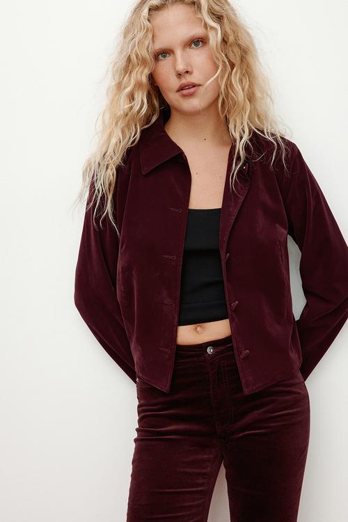 Jacket - burgundy