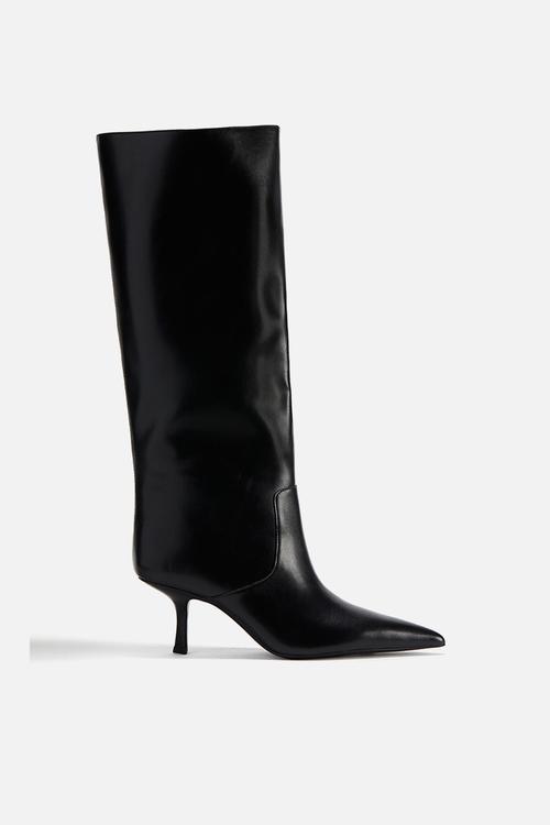 Knee-high boots - black