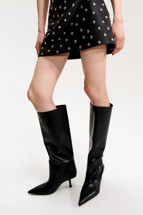 Knee-high boots - black