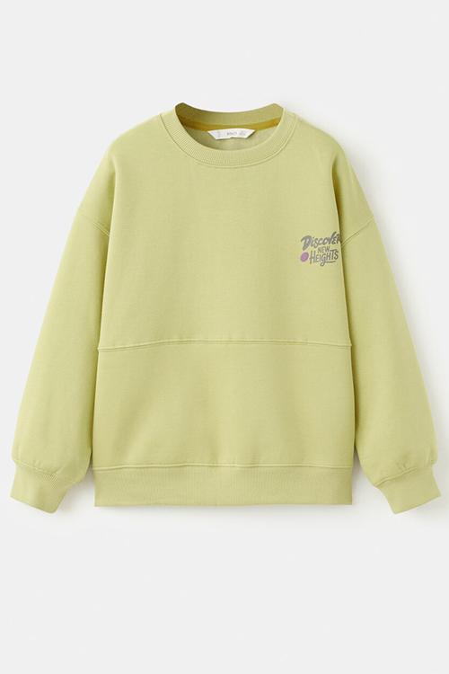 Sweatshirt EDISCO - Bright Yellow