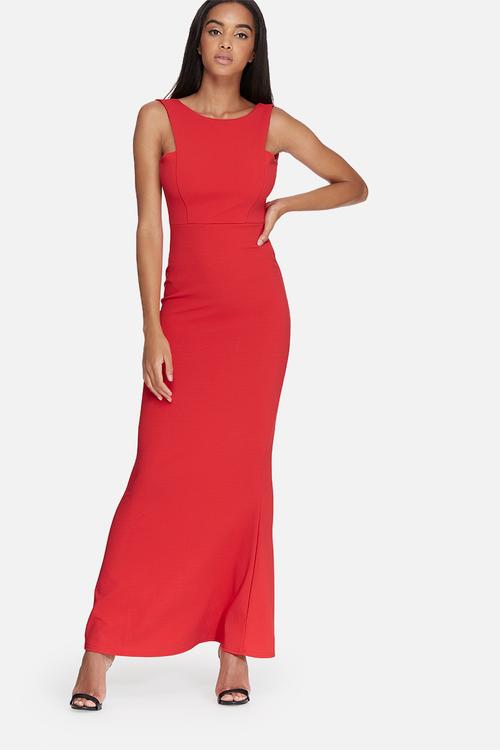 Low back maxi dress