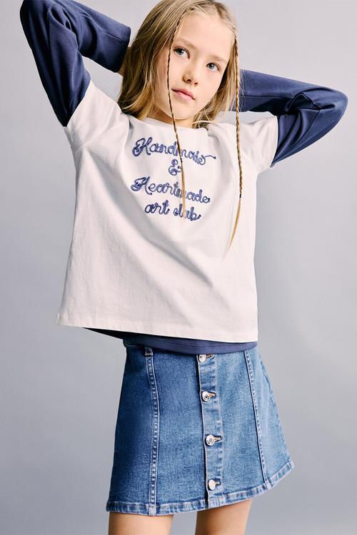 Skirt LILY - Open Blue
