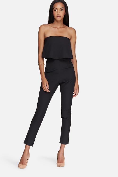 Bandeau double layer jumpsuit