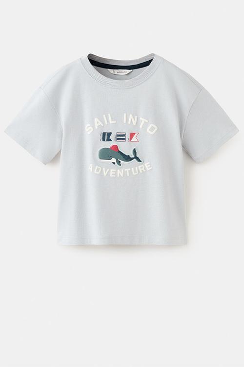 T-Shirt FWHALE - Light/Pastel Blue