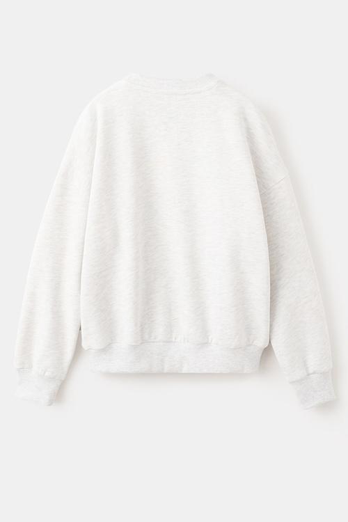 Sweatshirt FOTO - Light/Pastel Gray