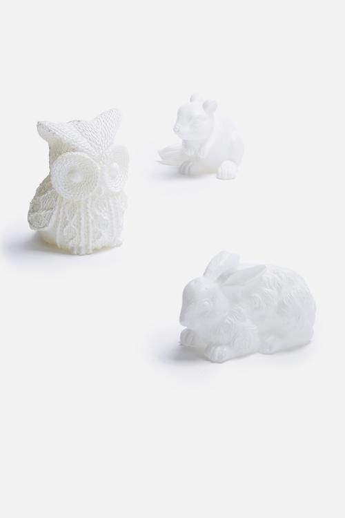 Assorted animal candle set