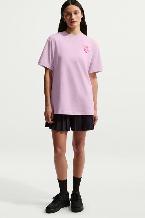W Nsw Val Boxy Os Tee - Pink Foam