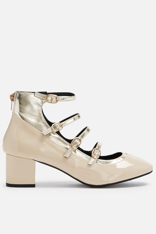 Strappy Block Heel