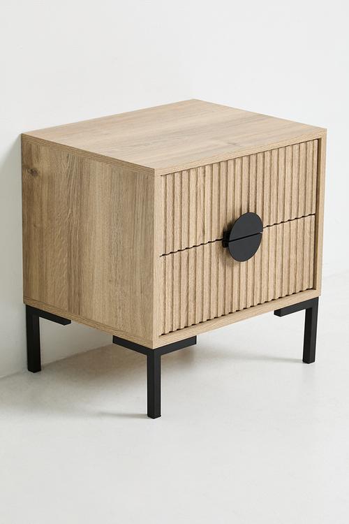 Optima Bedside Table - Natural