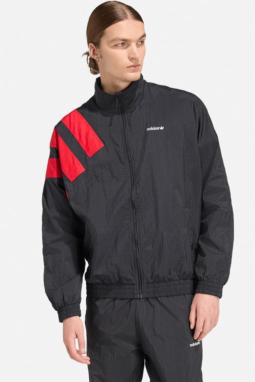 Archive Blocked Track Top - Black/Red