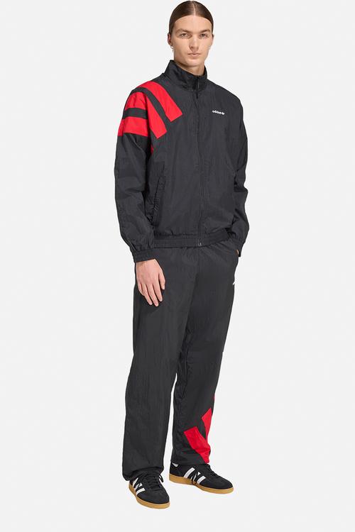 Archive Blocked Track Top - Black/Red