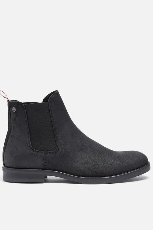 Paul waxed suede chelsea boot