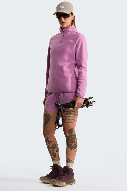 W Glacier Fleece 1/4 Zip Jacket - Hushed Lavender