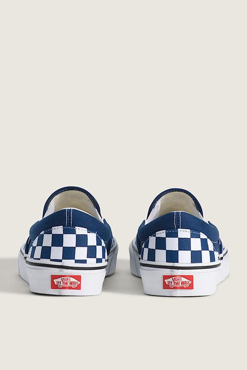 Classic Slipon - Color Theory Checkerboard Deep Indigo