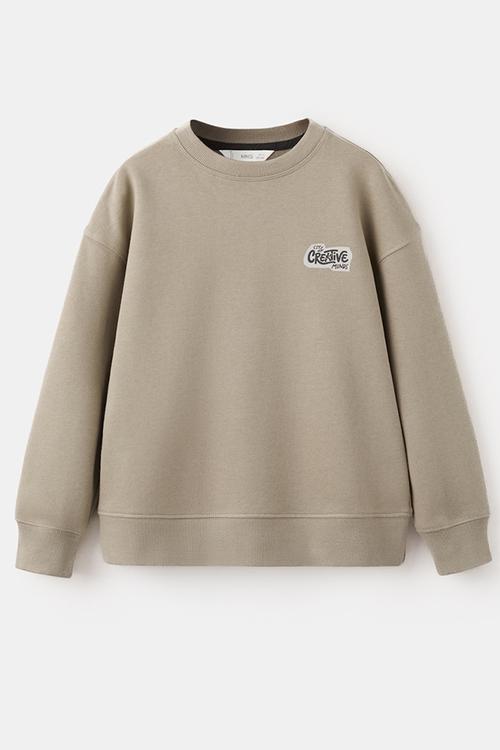 Sweatshirt CREATIVE - Light Pastel Brown
