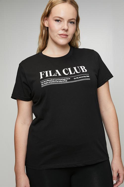 Plus Fila Club T-Shirt - Black